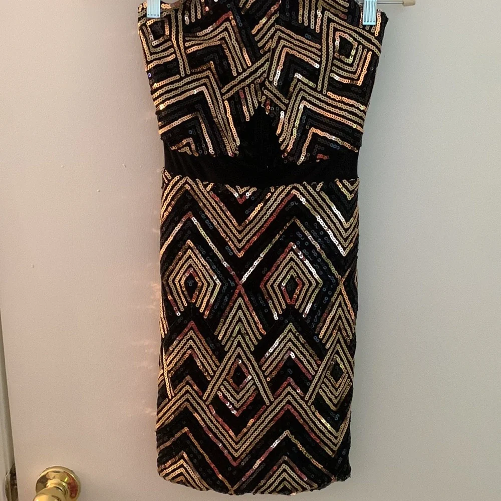 Charlotte Russe sequin mini dress - Picture 4 of 5